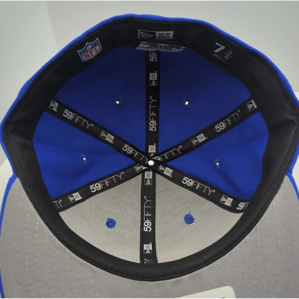 New Era 59FIFTY Los Angeles Rams 2020 Draft Hat Blue Fitted 7 3/8 12494511